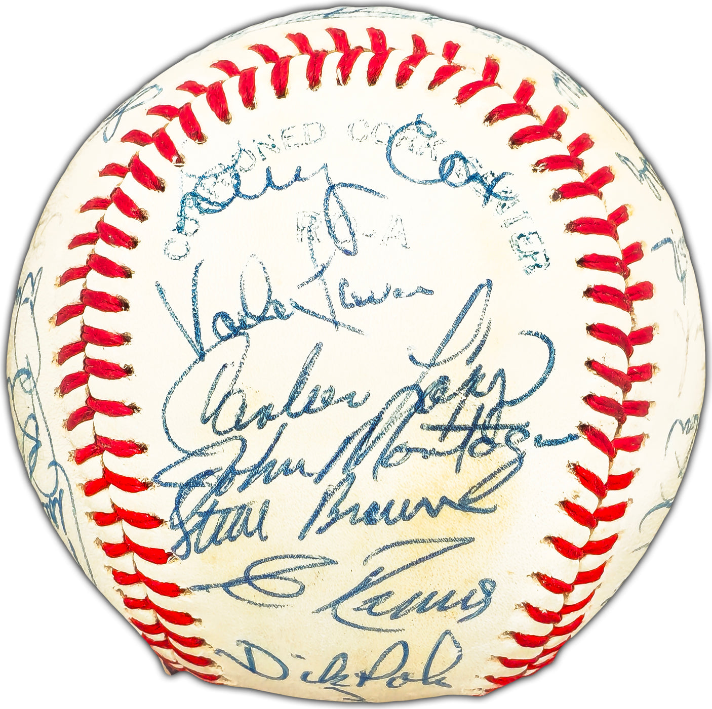 1977 Seattle Mariners Team Signed Autographed Official MacPhail AL Baseball Inaugural Year With 26 Signatures JSA #XX97490