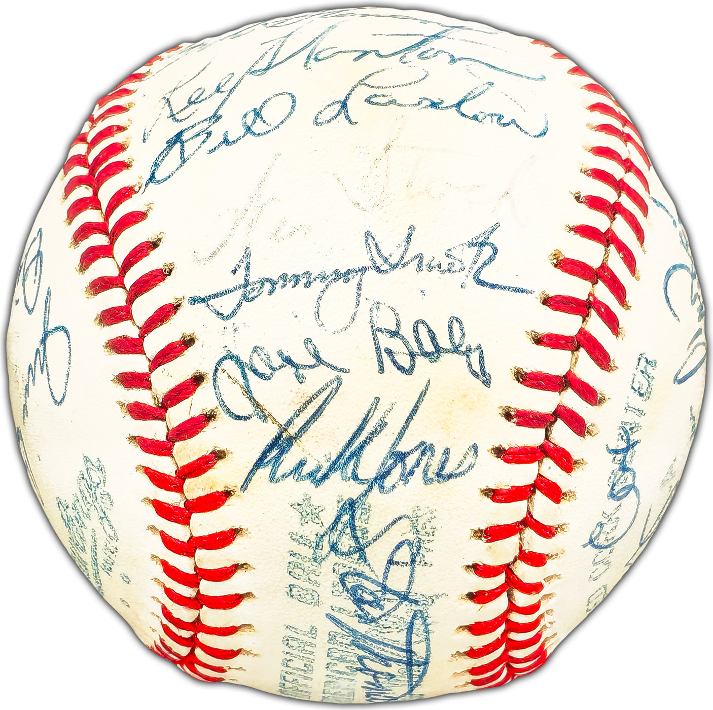 1977 Seattle Mariners Team Signed Autographed Official MacPhail AL Baseball Inaugural Year With 26 Signatures JSA #XX97490