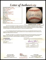 Curt Flood Autographed Official NL Baseball St. Louis Cardinals Single Signed JSA #YY31509