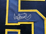 Orix Blue Wave Ichiro Suzuki Autographed Framed Navy Jersey IS Holo Stock #210146