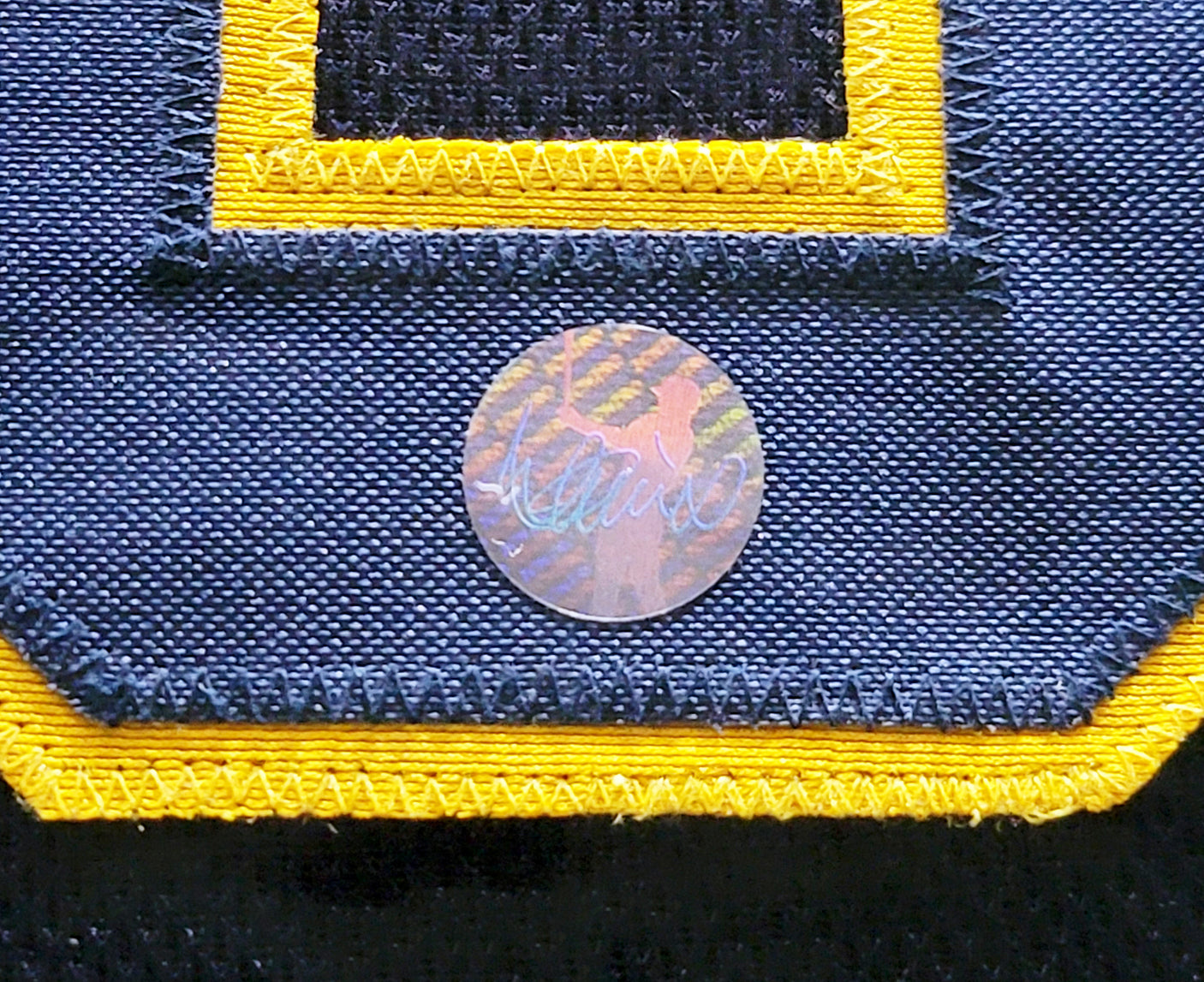 Orix Blue Wave Ichiro Suzuki Autographed Framed Navy Jersey IS Holo Stock #210146