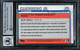 Vladimir Guerrero Jr. Autographed 2019 Topps Update Rookie Card #US62 Toronto Blue Jays Auto 10 Beckett BAS Stock #210508