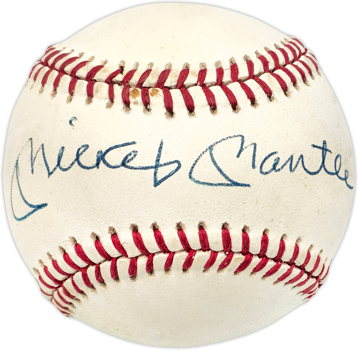 Mickey Mantle Autographed Official AL Baseball New York Yankees Beckett BAS #AD43511