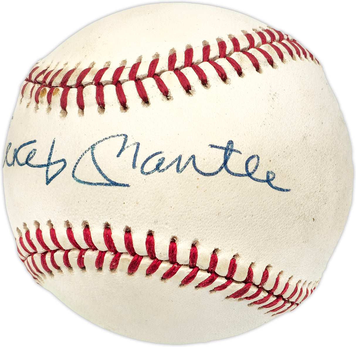 Mickey Mantle Autographed Official AL Baseball New York Yankees Beckett BAS #AD43511