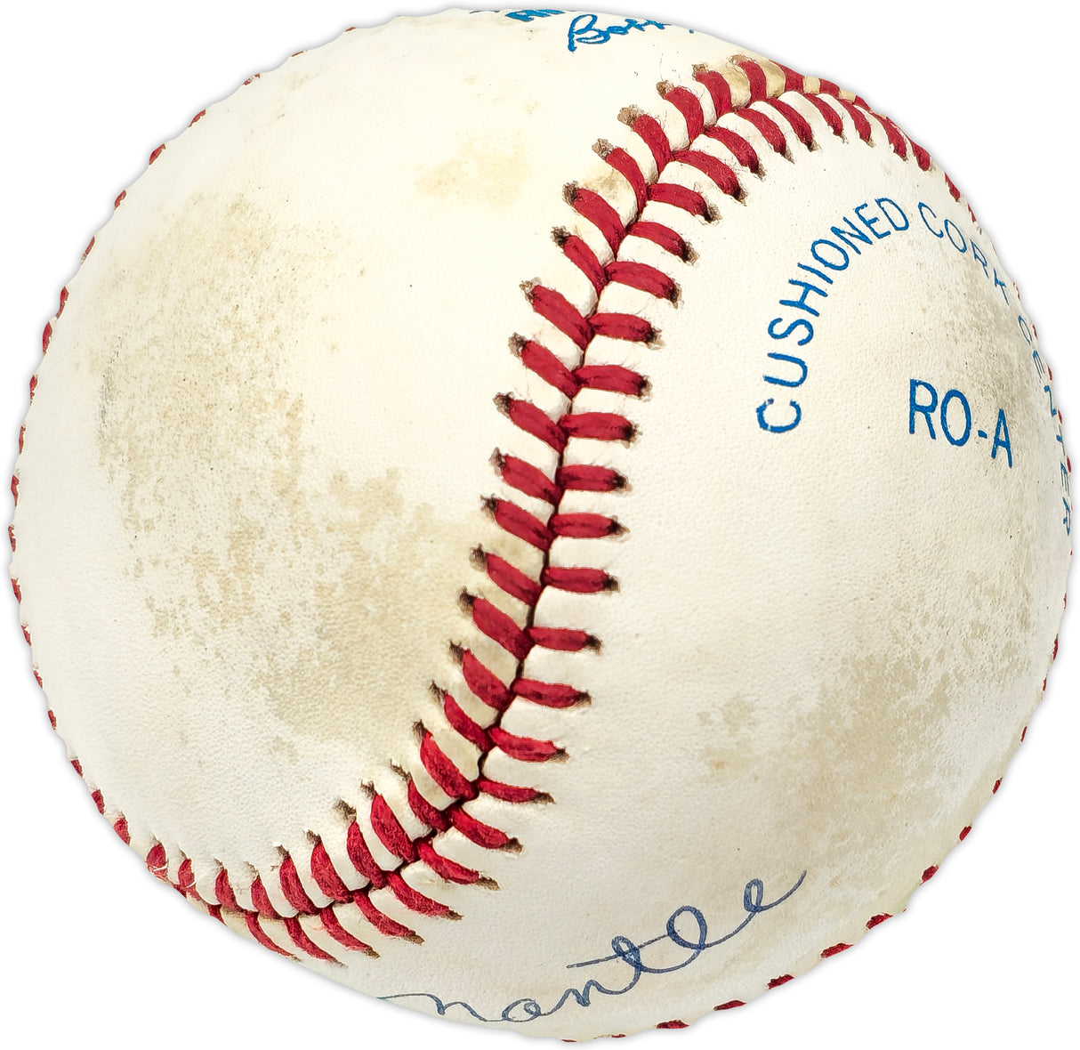 Mickey Mantle Autographed Official AL Baseball New York Yankees Beckett BAS #AD43512