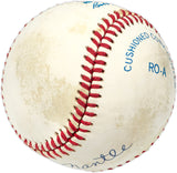 Mickey Mantle Autographed Official AL Baseball New York Yankees Beckett BAS #AD43512