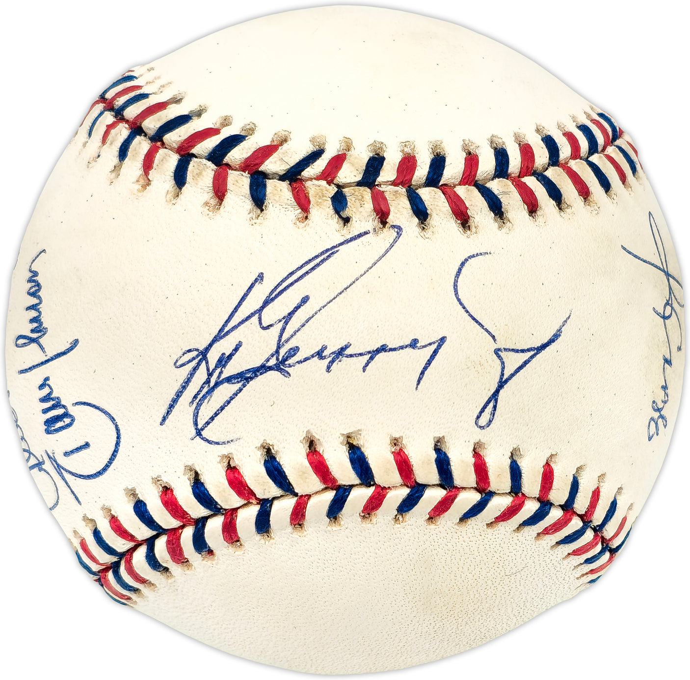 1997 Seattle Mariners All Star Team Signed Autographed Official MLB Baseball Wih 5 Signatures Including Ken Griffey Jr. & Randy Johnson Beckett BAS #AD43513