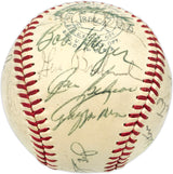 1969 Seattle Pilots Team Signed Autographed Official Cronin AL Baseball With 28 Signatures Including Miguel Fuentes Beckett BAS #AD43523