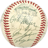 1969 Seattle Pilots Team Signed Autographed Official Cronin AL Baseball With 28 Signatures Including Miguel Fuentes Beckett BAS #AD43523