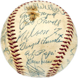 1955 Chicago White Sox Team Signed Autographed Official Harridge AL Baseball With 31 Signatures Including Nellie Fox Beckett BAS #AD43527