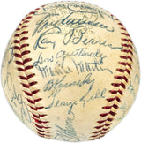 1955 Chicago White Sox Team Signed Autographed Official Harridge AL Baseball With 31 Signatures Including Nellie Fox Beckett BAS #AD43527