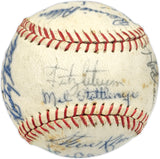 1972 New York Yankees Team Signed Autographed Official League Baseball With 19 Signatures Including Thurman Munson Beckett BAS #AD43531