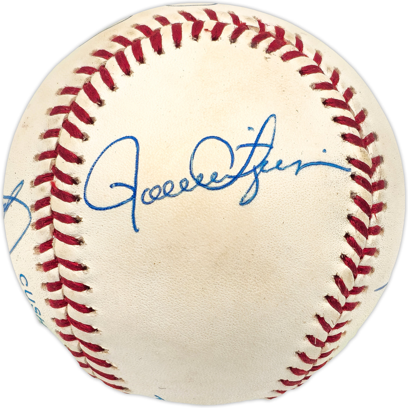MLB Pitching Greats Autographed Official AL Baseball With 5 Signatures Including Jim Pamer & Rollie Fingers Beckett BAS #AD43479