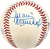 MLB Pitching Greats Autographed Official AL Baseball With 5 Signatures Including Jim Pamer & Rollie Fingers Beckett BAS #AD43479