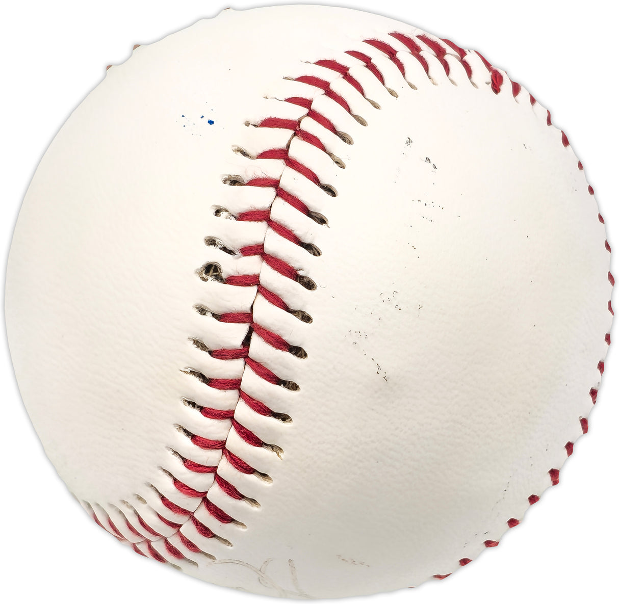 Hank Aaron Autographed Official Canton   Akron Indians Logo Baseball Atlanta Braves Beckett BAS #AD43484