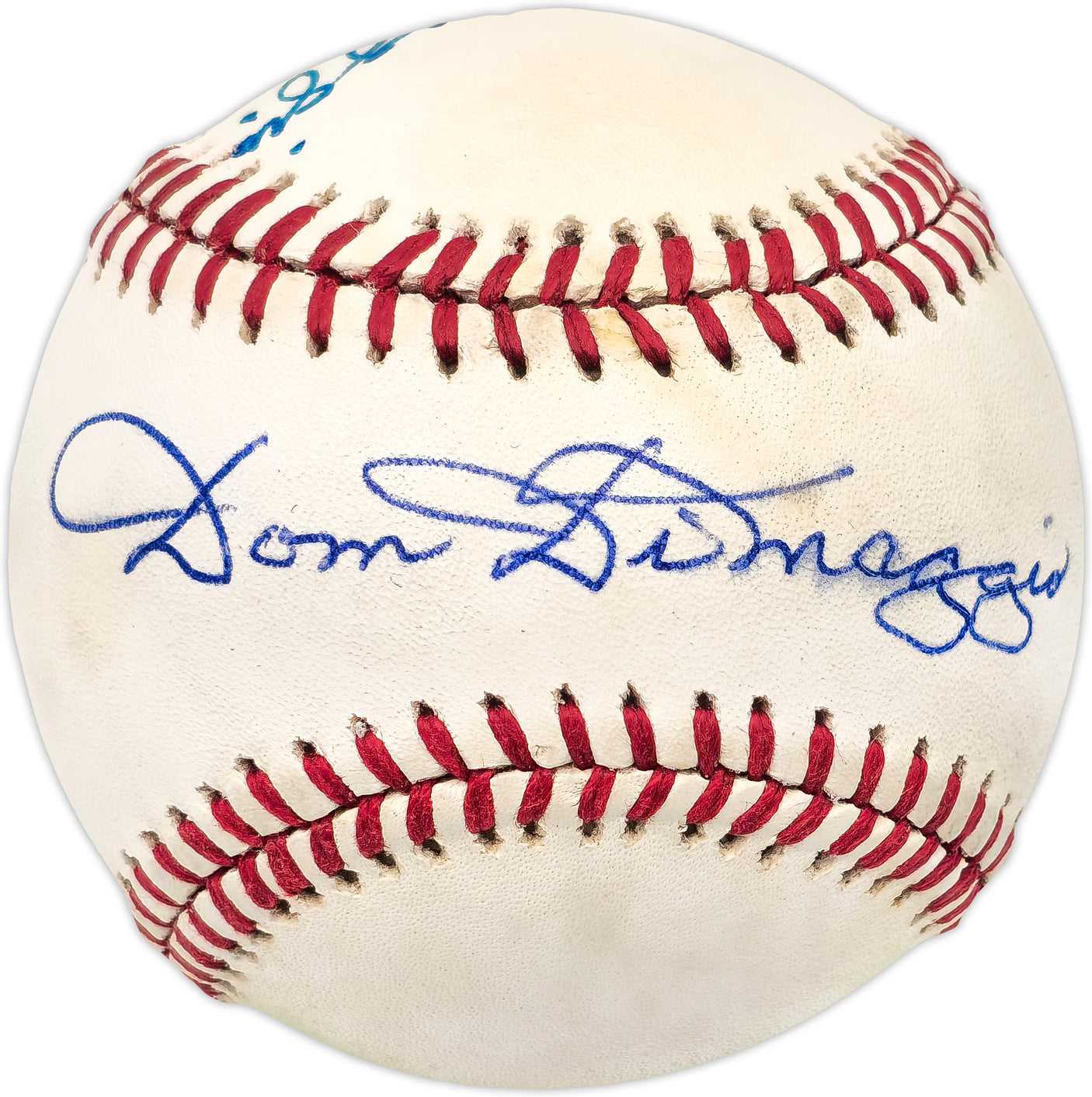 Joe DiMaggio & Dom DiMaggio Autographed Official AL Baseball Beckett BAS #AD43487