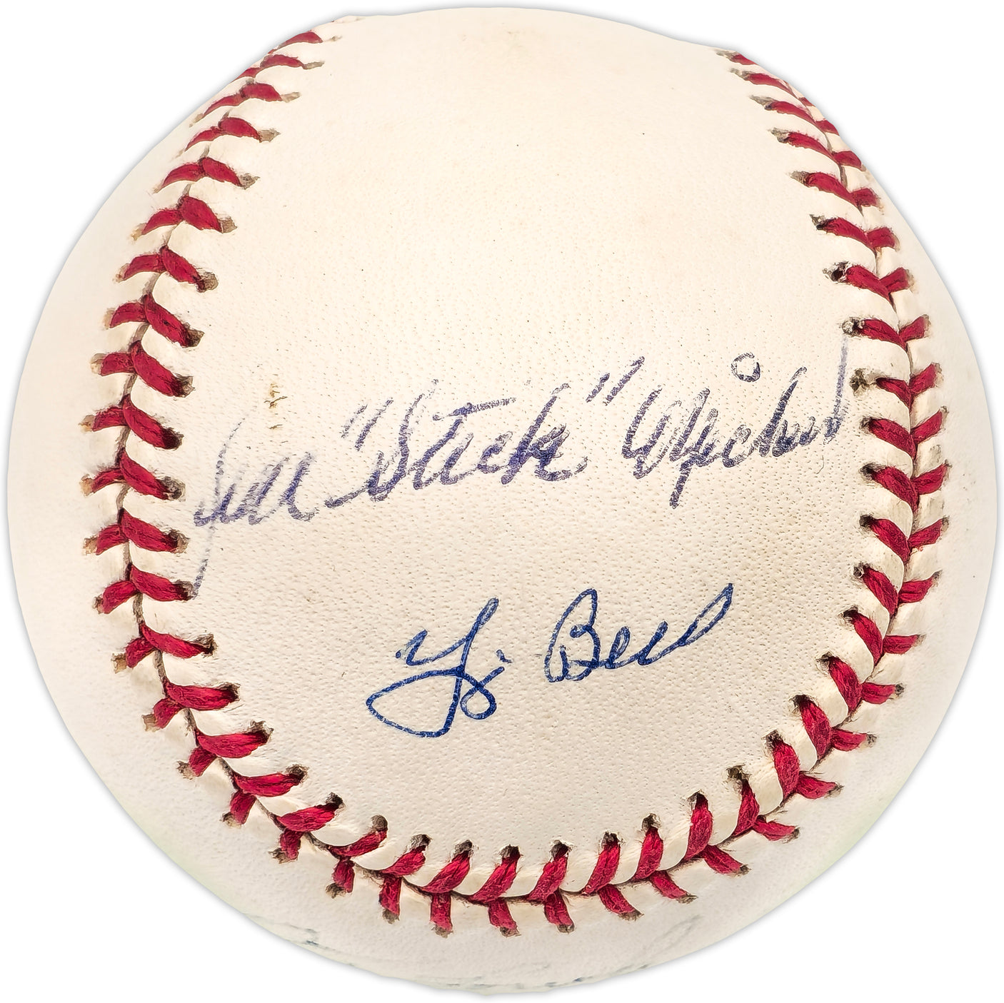Yogi Berra & 5 Others Autographed Official 1978 World Series Baseball WS Champs Beckett BAS #AD43493