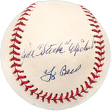 Yogi Berra & 5 Others Autographed Official 1978 World Series Baseball WS Champs Beckett BAS #AD43493