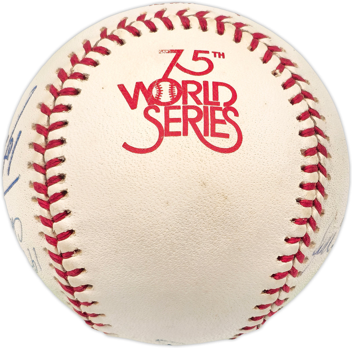 Yogi Berra & 5 Others Autographed Official 1978 World Series Baseball WS Champs Beckett BAS #AD43493