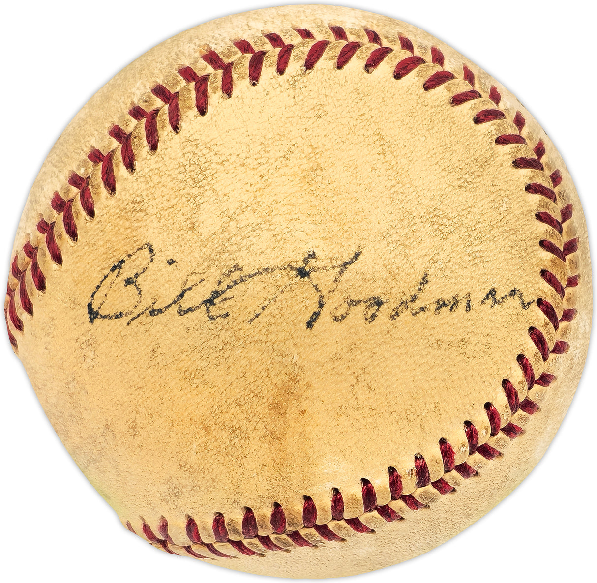 Ted Williams Autographed Official Harridge AL Baseball Boston Red Sox With Billy Goodman & Whitey Lockman Beckett BAS #AD43520