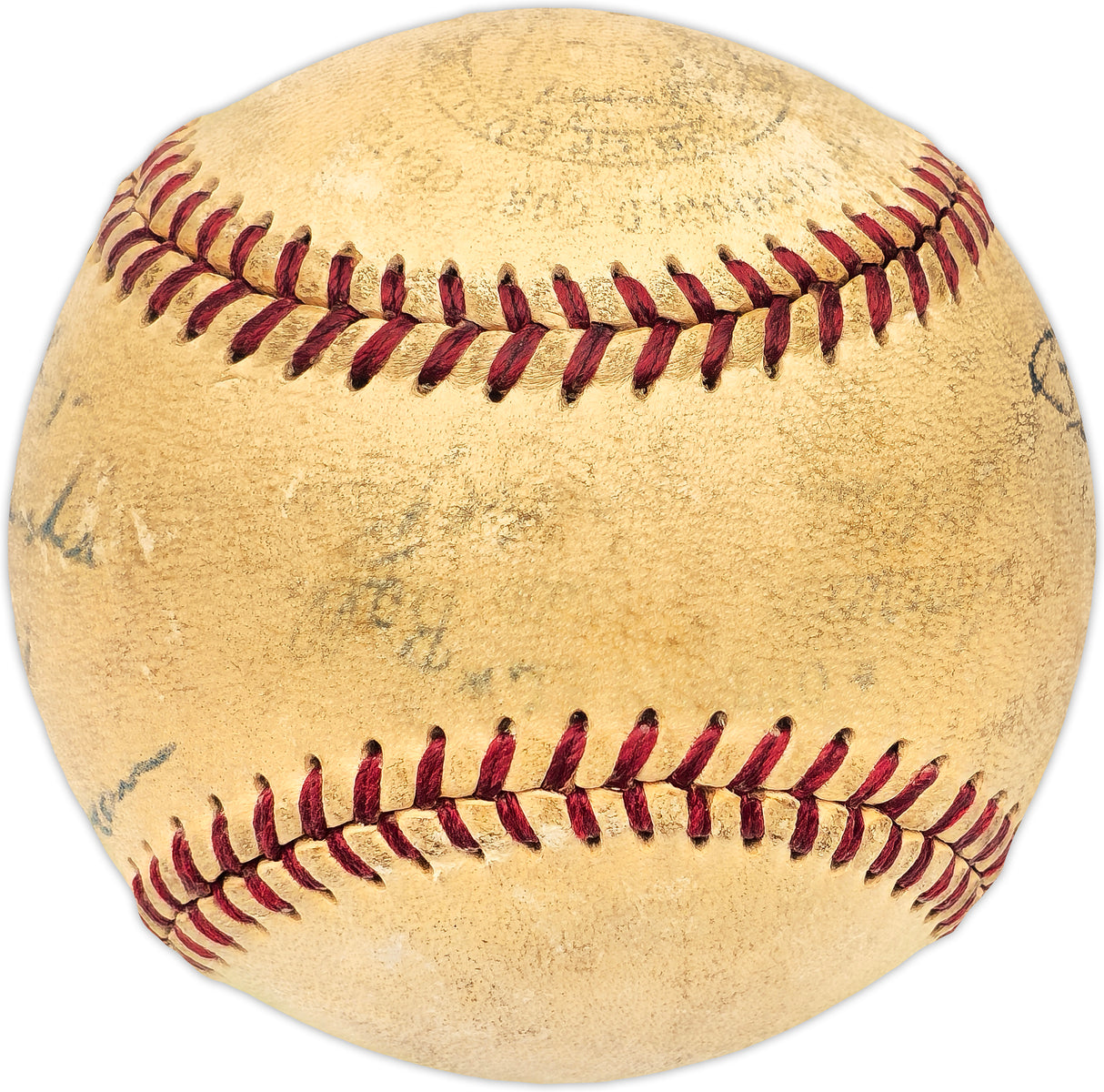 Ted Williams Autographed Official Harridge AL Baseball Boston Red Sox With Billy Goodman & Whitey Lockman Beckett BAS #AD43520