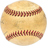 Ted Williams Autographed Official Harridge AL Baseball Boston Red Sox With Billy Goodman & Whitey Lockman Beckett BAS #AD43520