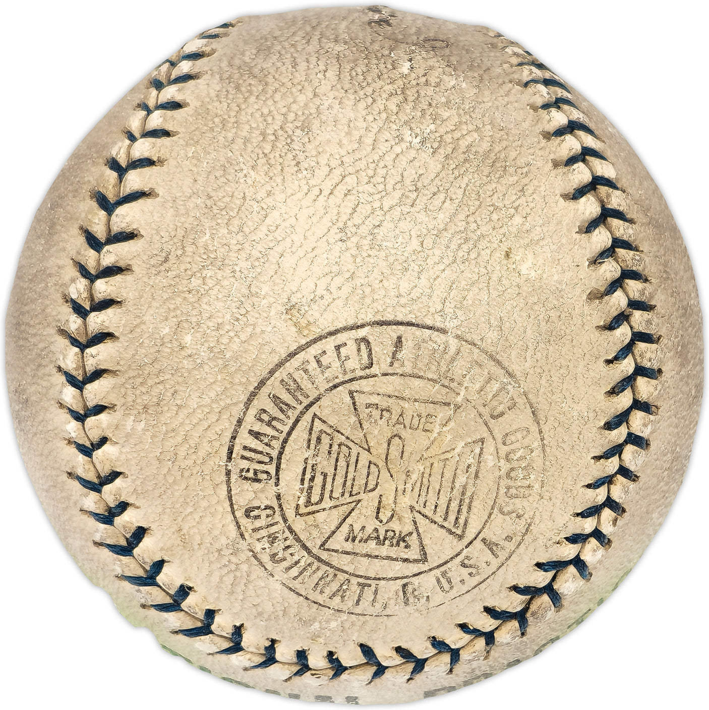 Eddie Moore Autographed Official National Practice Baseball Pittsburgh Pirates Died 1976 Beckett BAS #AD43521