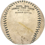 Eddie Moore Autographed Official National Practice Baseball Pittsburgh Pirates Died 1976 Beckett BAS #AD43521