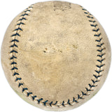 Eddie Moore Autographed Official National Practice Baseball Pittsburgh Pirates Died 1976 Beckett BAS #AD43521