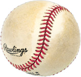Hank Aaron Autographed Official NL Baseball Atlanta Braves Beckett BAS #AD43502
