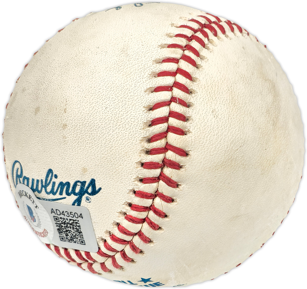 Mickey Mantle Autographed Official AL Baseball New York Yankees Beckett BAS #AD43504