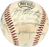 1953 Chicago White Sox Team Autographed Official Spalding Baseball With 19 Signatures Including Nellie Fox Beckett BAS #AE08362
