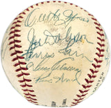 1953 Chicago White Sox Team Autographed Official Spalding Baseball With 19 Signatures Including Nellie Fox Beckett BAS #AE08362