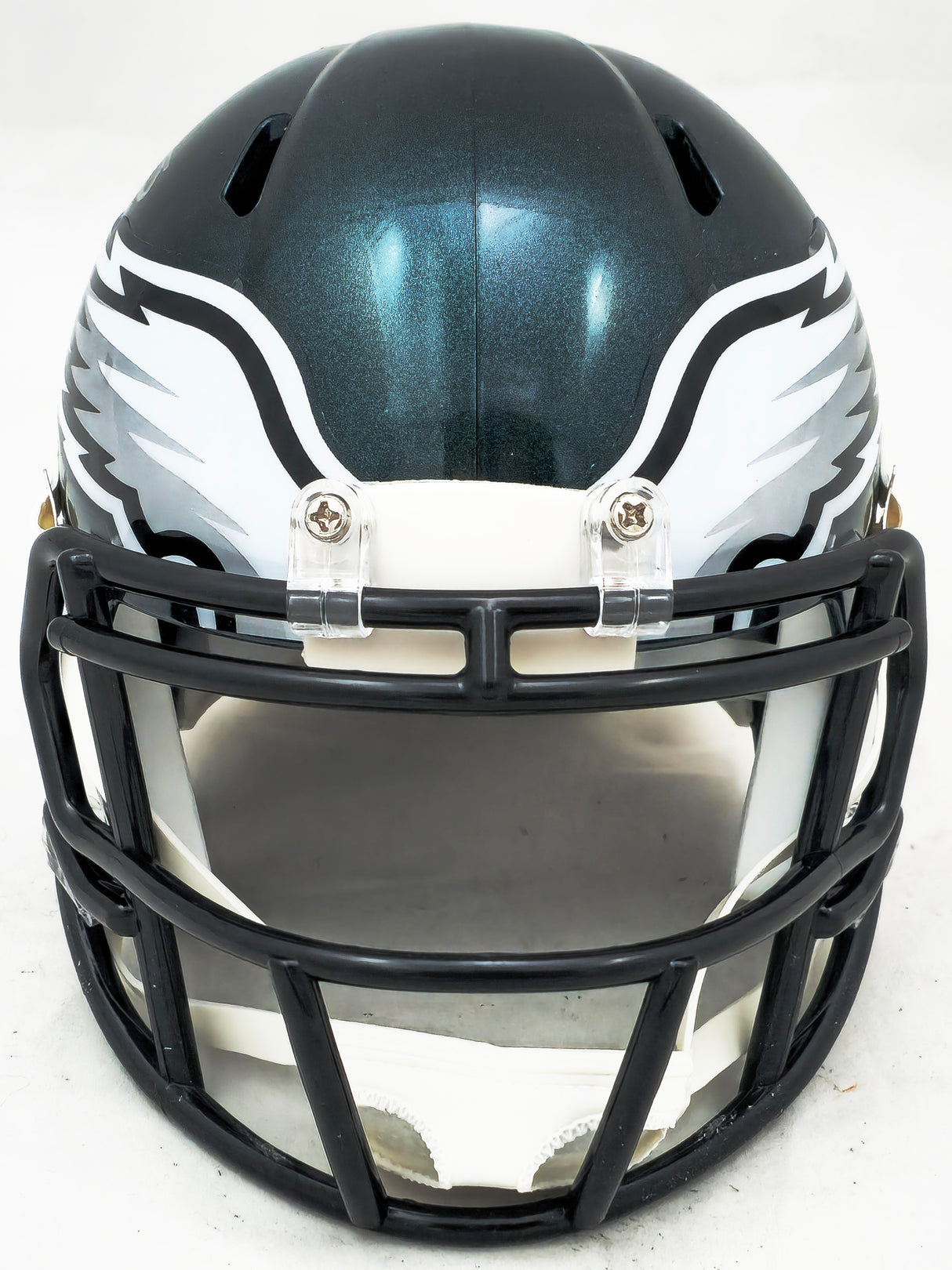LeSean McCoy Autographed Philadelphia Eagles Green Speed Mini Helmet Beckett BAS Witness Stock #223739