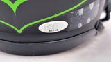 Steve Largent Autographed Seattle Seahawks Eclipse Black Speed Mini Helmet "HOF 95" MCS Holo Stock #211068