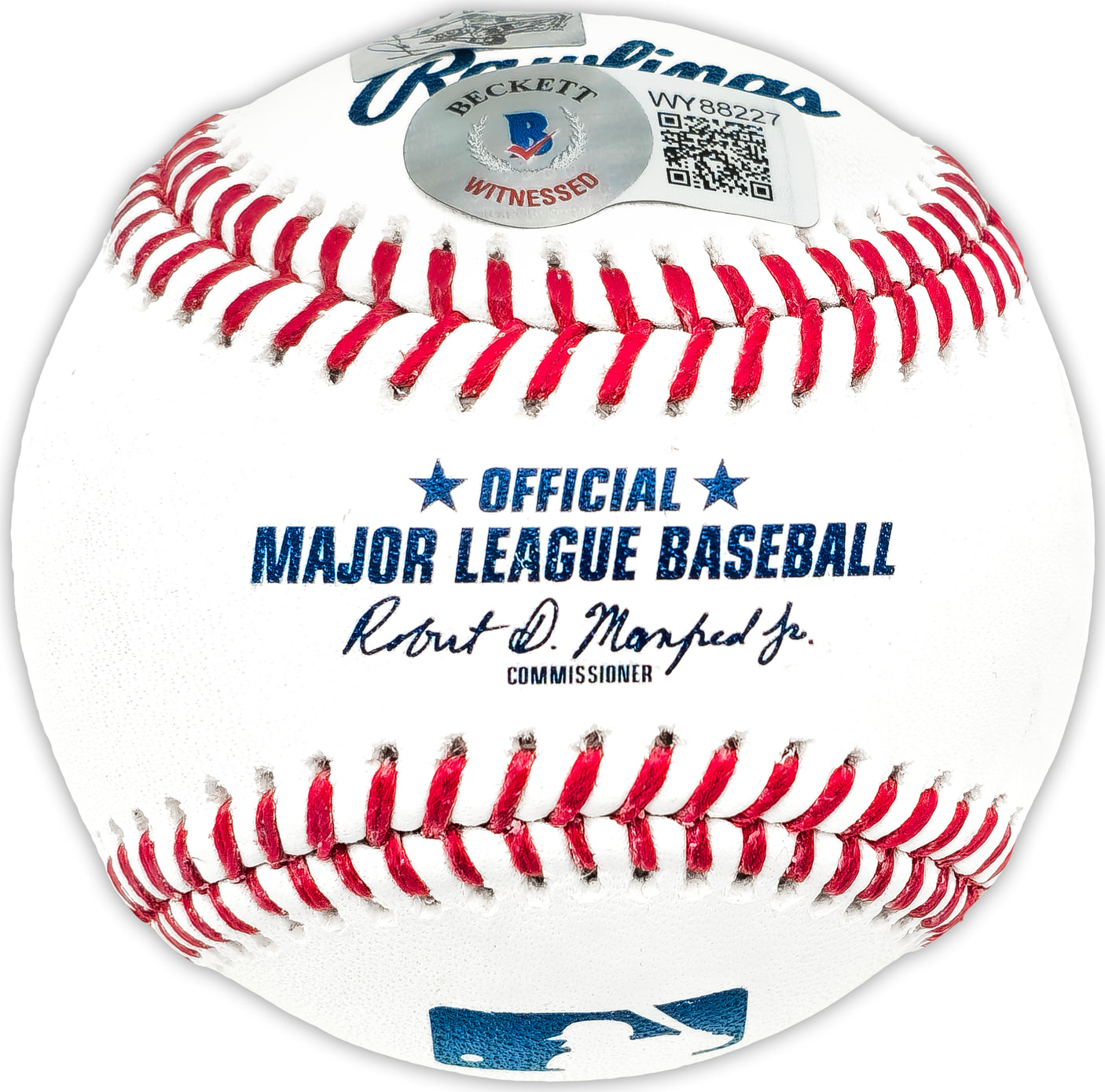 David Ortiz Autographed Official MLB Baseball Boston Red Sox "HOF 22" Beckett BAS Witness Stock #236700