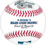 David Ortiz Autographed Official MLB Baseball Boston Red Sox "HOF 22" Beckett BAS Witness Stock #236700