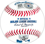 David Ortiz Autographed Official MLB Baseball Boston Red Sox "HOF 22" Beckett BAS Witness Stock #236701