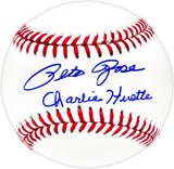 Pete Rose Autographed Official MLB Baseball Cincinnati Reds "Charlie Hustle" JSA Stock #237563