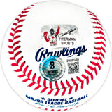 Pete Rose Autographed Official MLB Baseball Cincinnati Reds "Charlie Hustle" Beckett BAS Witness Stock #237564