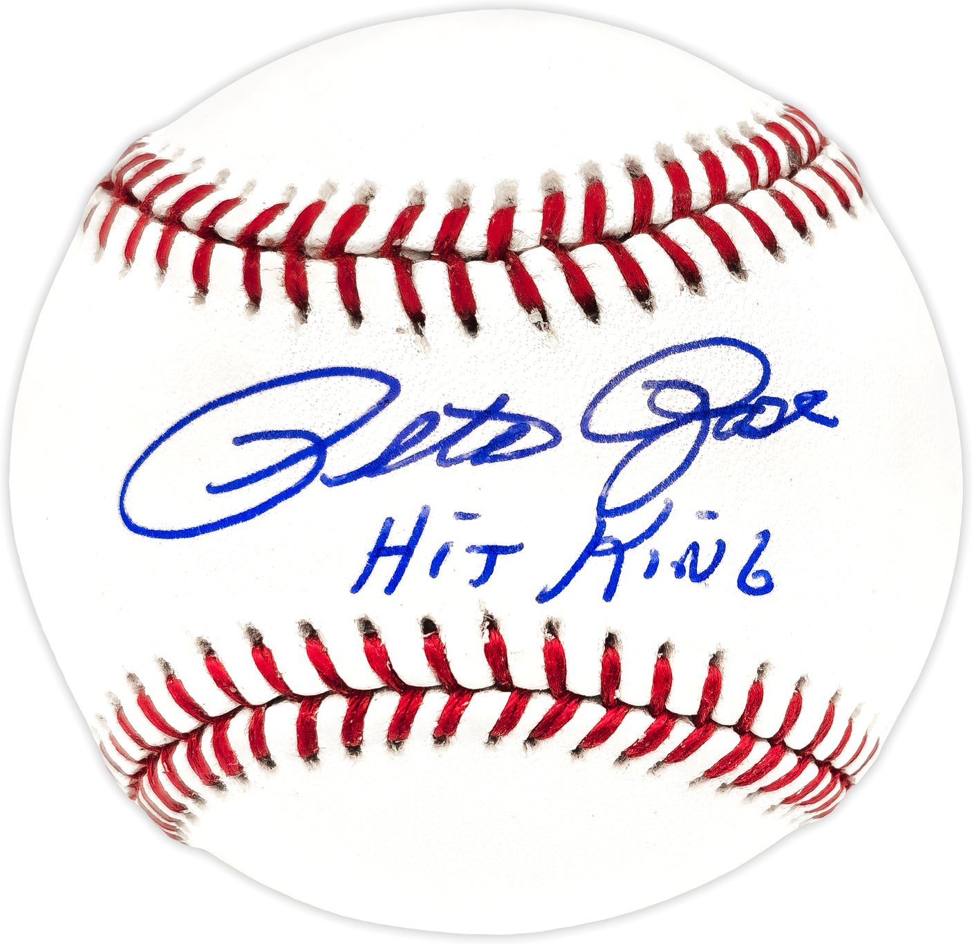 Pete Rose Autographed Official NL Baseball Cincinnati Reds "Hit King" PR Holo Stock #237567