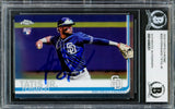 Fernando Tatis Jr. Autographed 2019 Topps Chrome Rookie Card #203 San Diego Padres Beckett BAS Stock #211238