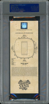 Desmond Howard Autographed 1997 Super Bowl Ticket Green Variation Green Bay Packers PSA 8 "SB XXXI MVP" PSA/DNA Stock #211268