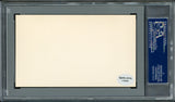 Spencer Adams Autographed 3x5 Index Card New York Yankees PSA/DNA Stock #211334