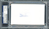 Borislav "Bora" Stankovic Autographed 3x5 Index Card PSA/DNA Stock #211339