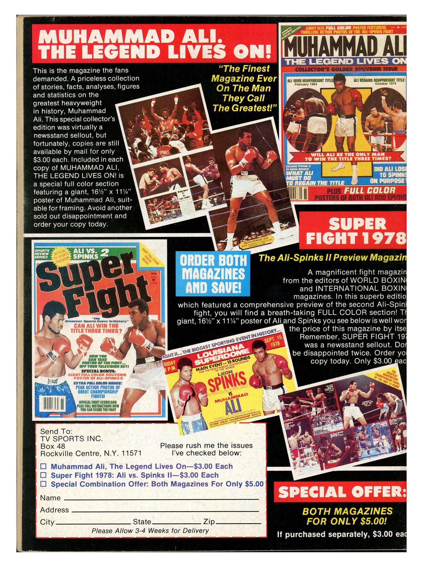 Aaron Pryor & Alexis Arguello Autographed Big Book of Boxing Magazine Beckett BAS QR #BK08727