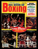 Roberto Duran & Leon Spinks Autographed Big Book of Boxing Magazine Beckett BAS QR #BK08740