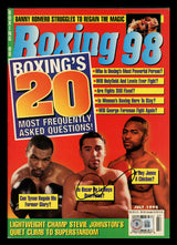 Oscar De La Hoya Autographed Boxing 98 Magazine Beckett BAS QR #BK08797