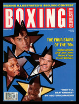 Julio Cesar Chavez Autographed Boxing Illustrated Magazine Beckett BAS QR #BK08902