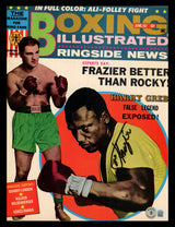 Joe Frazier Autographed Boxing Illustrated Magazine Beckett BAS QR #BK08916